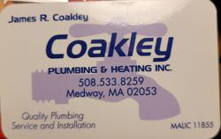 R E Coakley Plumbing & Heating