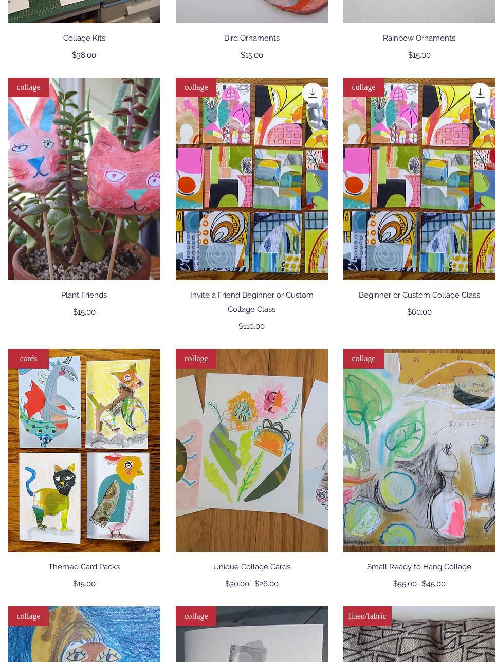 Paper Cake Scissors Menu