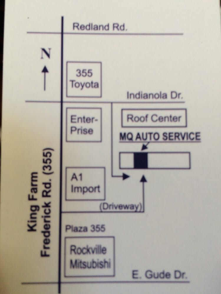 M Q Auto Services Inc 15563 Frederick Rd # E, Derwood Maryland 20855