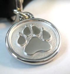 Silver Paw Pet Tags