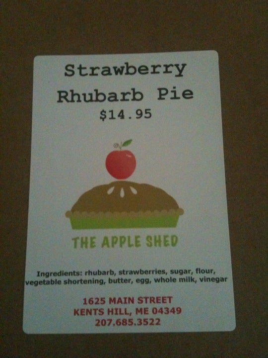 Kents Hill Orchard Menu