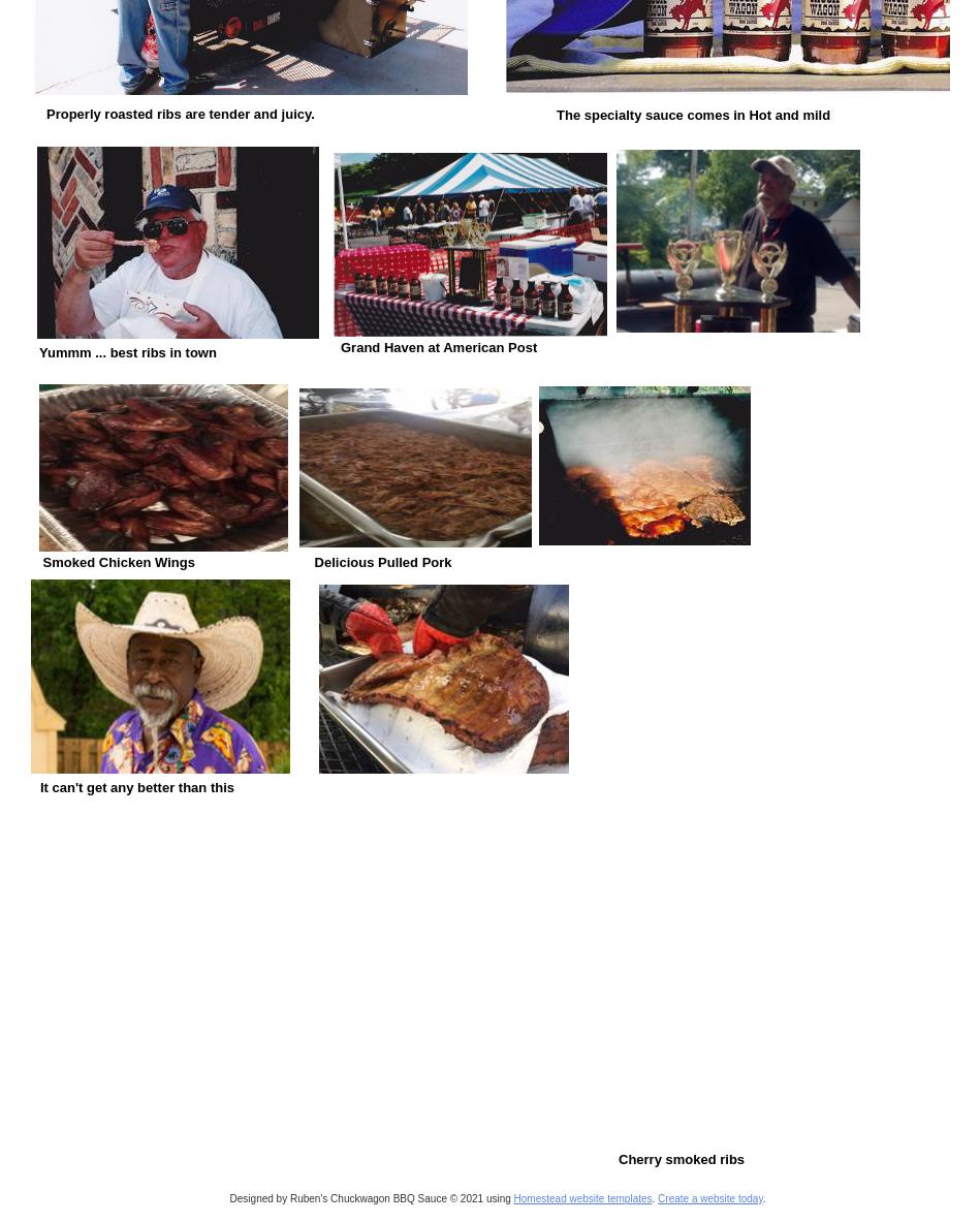 Ruben's Chuckwagon BBQ Sauce Menu
