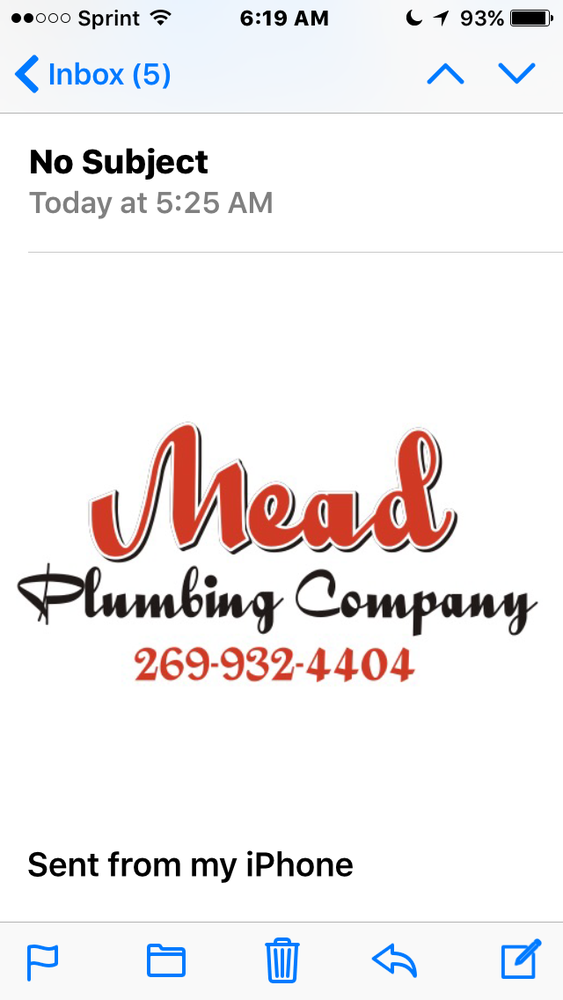 Mead Plumbing Company 4465 Red Arrow Hwy Suite F, Stevensville Michigan 49127