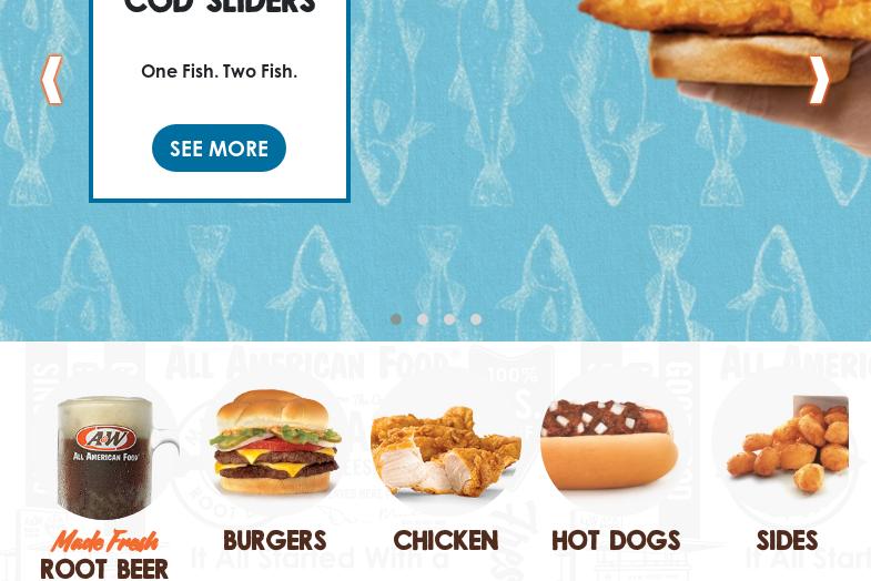 A&W Restaurant Menu