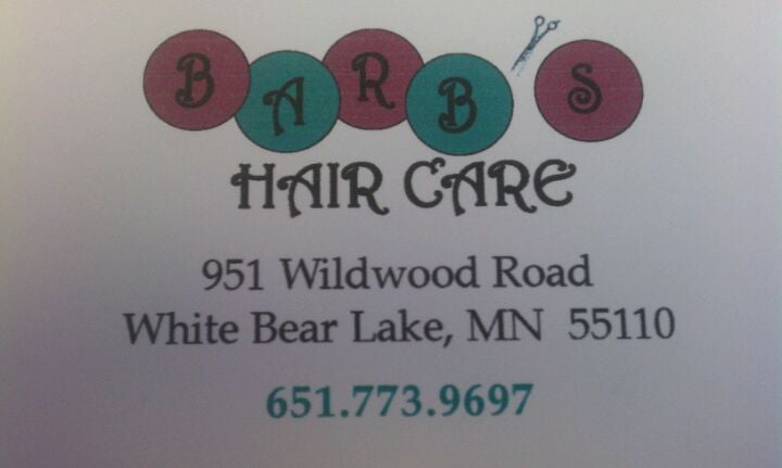 Barb's Hair Care 1524 Mahtomedi Ave, Mahtomedi Minnesota 55115