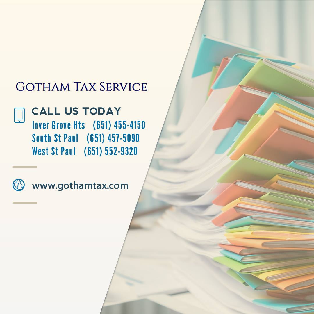 Gotham Tax Service, LLC 1099 Robert St, West St Paul Minnesota 55118