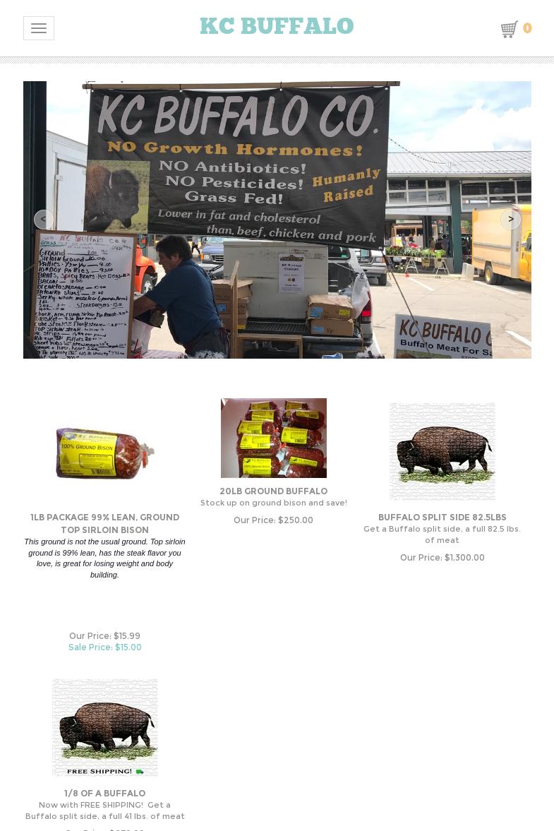 KC Buffalo Co LLC Menu