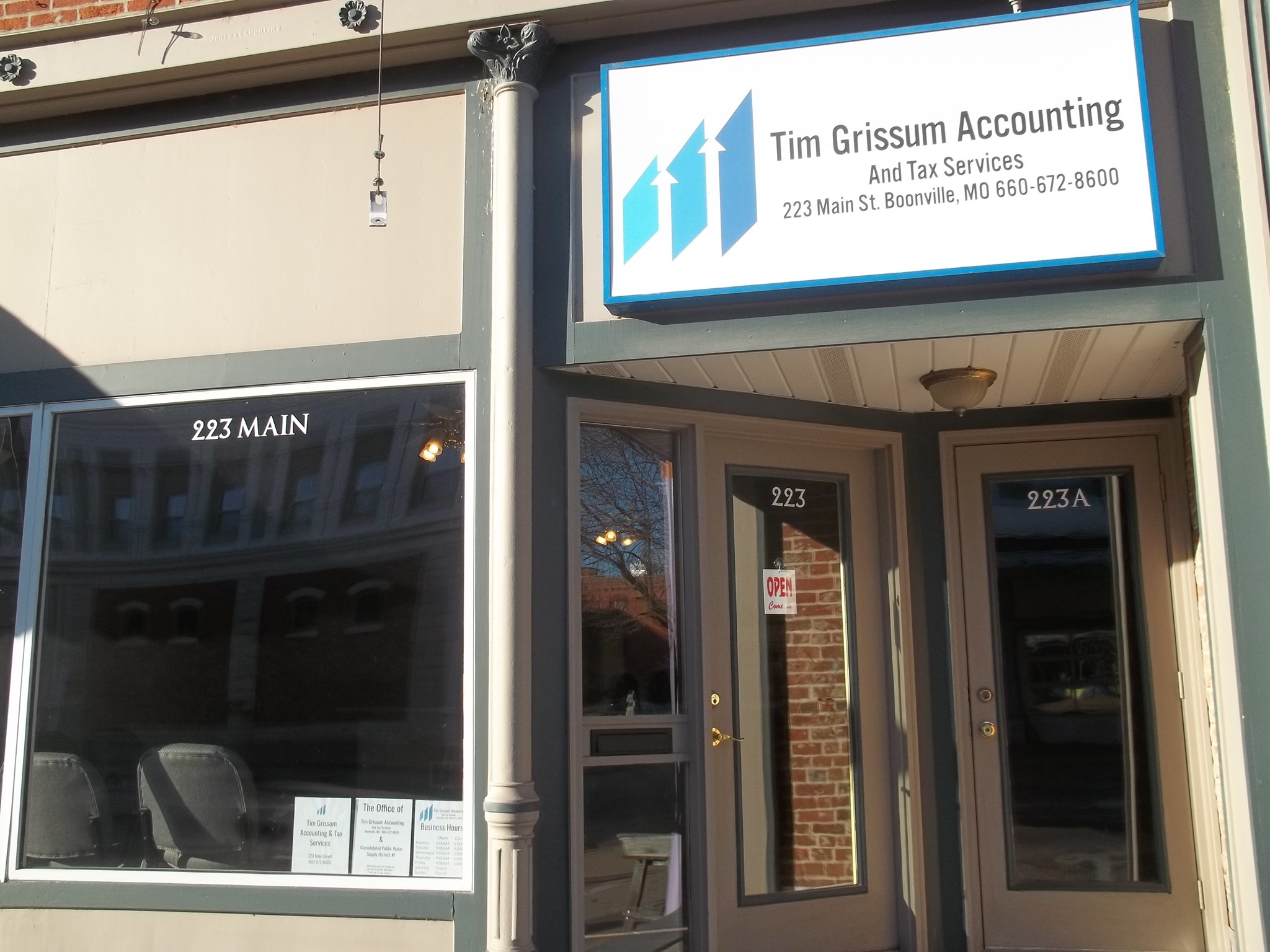 Tim Grissum Accounting and Tax 223 Main St, Boonville Missouri 65233