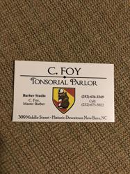 C Foy Tonsorial Parlor