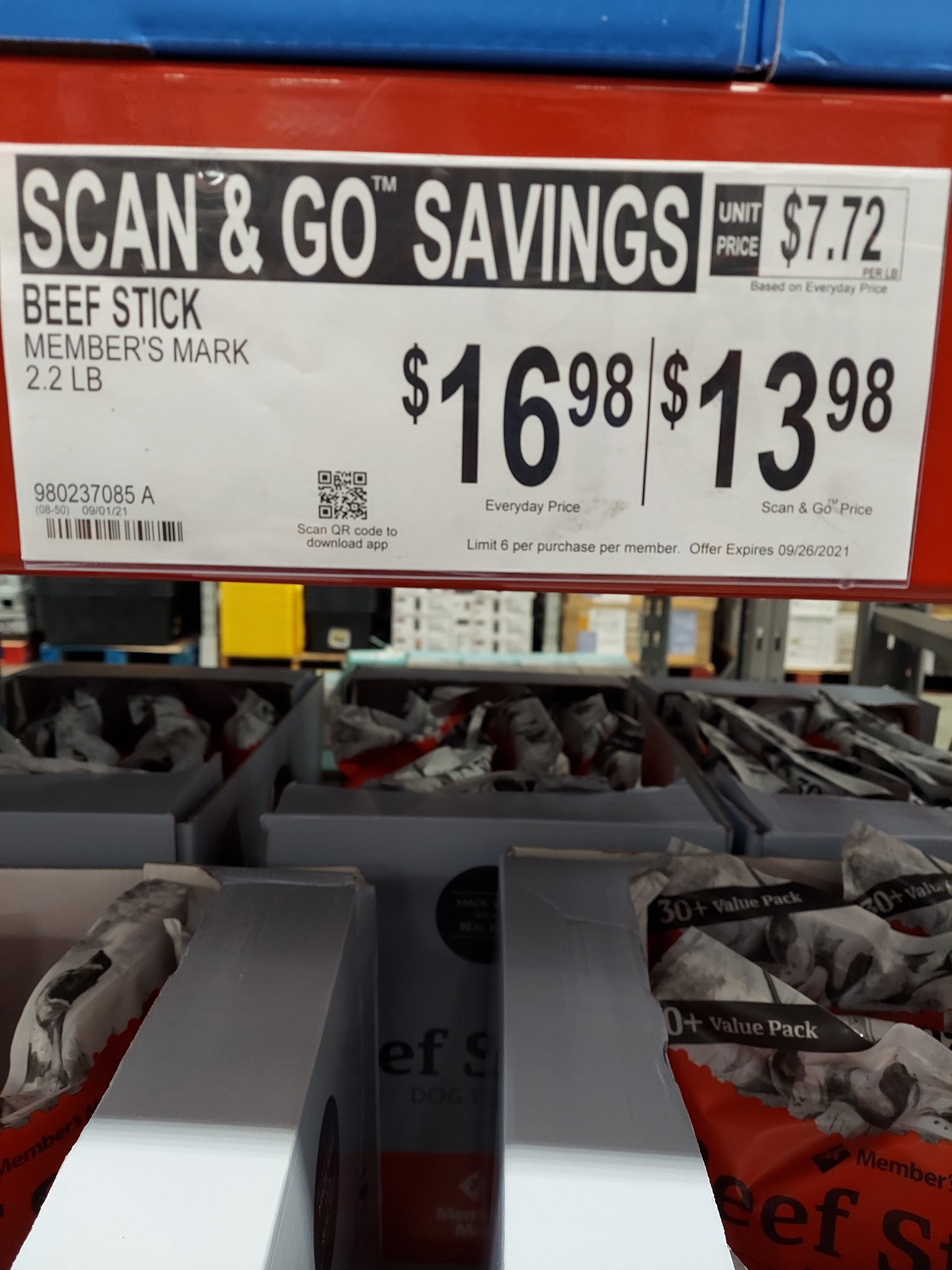 Sam's Club Cafe Menu