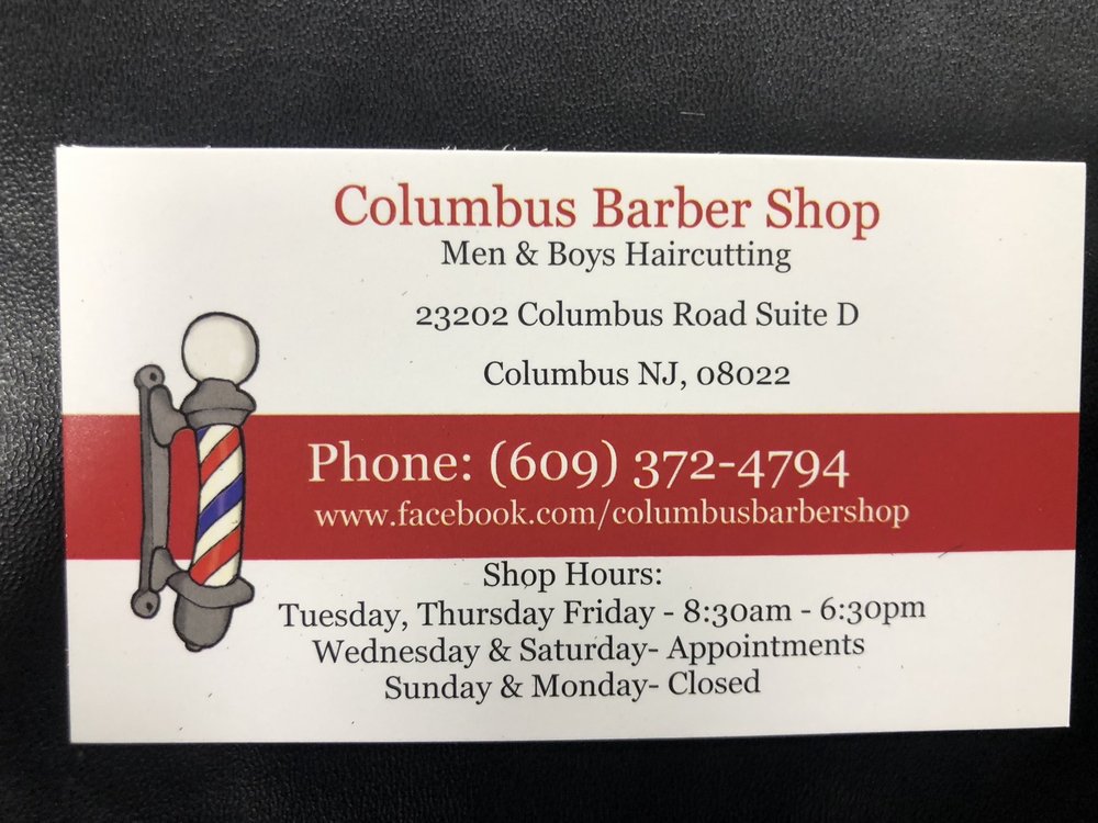 Columbus Barber Shop 23202 Columbus Rd # D, Columbus New Jersey 08022