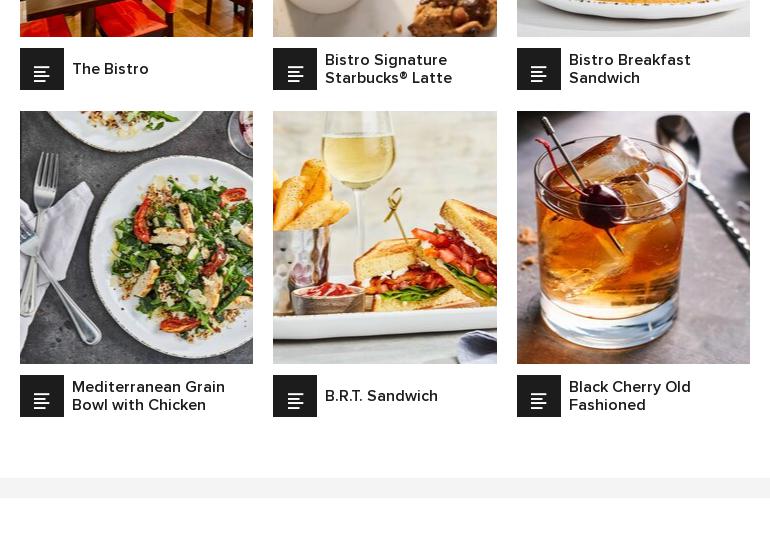 The Bistro - Eat. Drink. Connect.® Menu