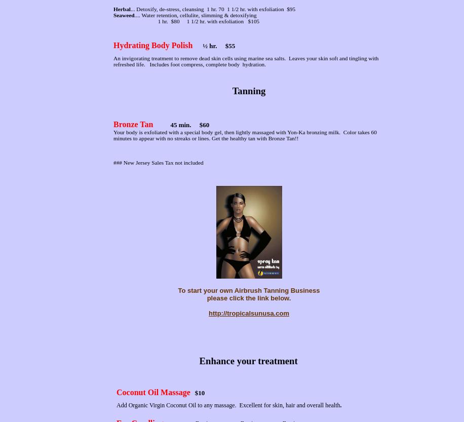 Body Basics by Dana, LLC 241 Monmouth Rd, West Long Branch New Jersey 07764