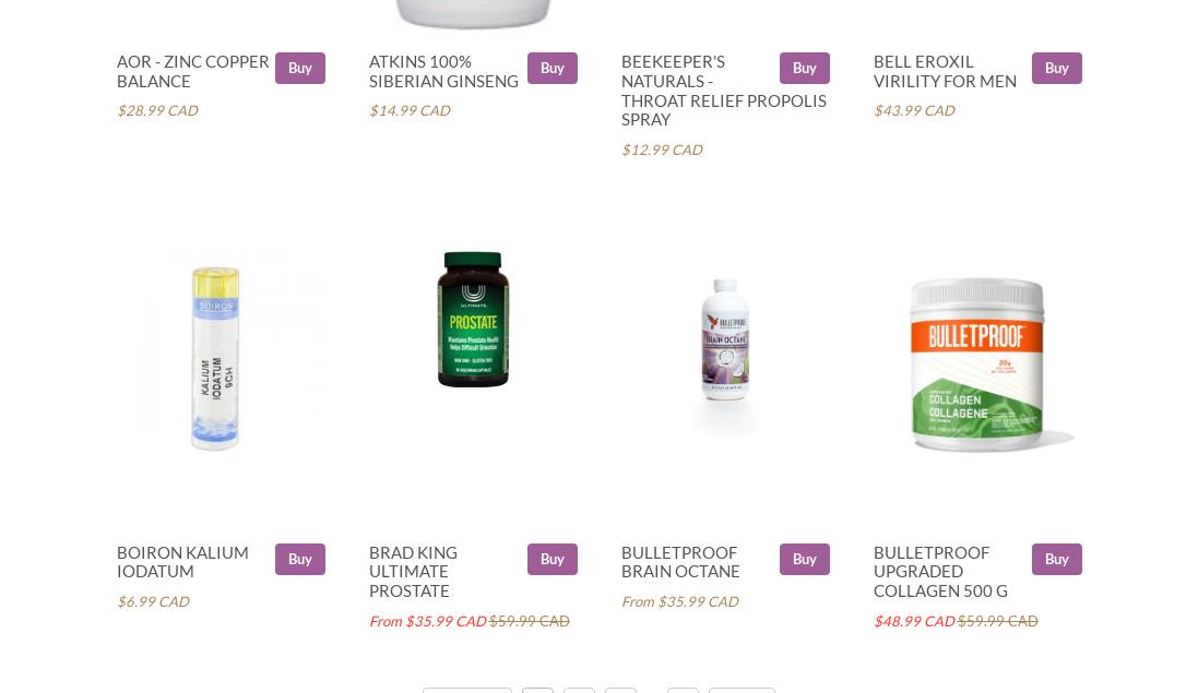 The Healthy Bug Natural Health Shoppe Menu