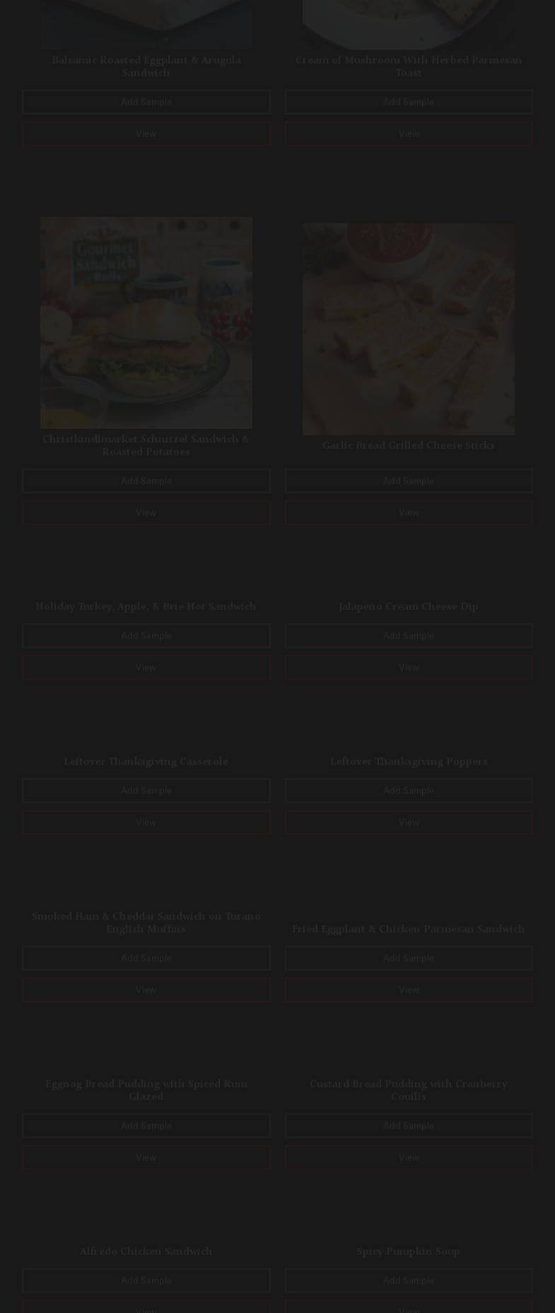 Turano Nevada Baking Company Menu