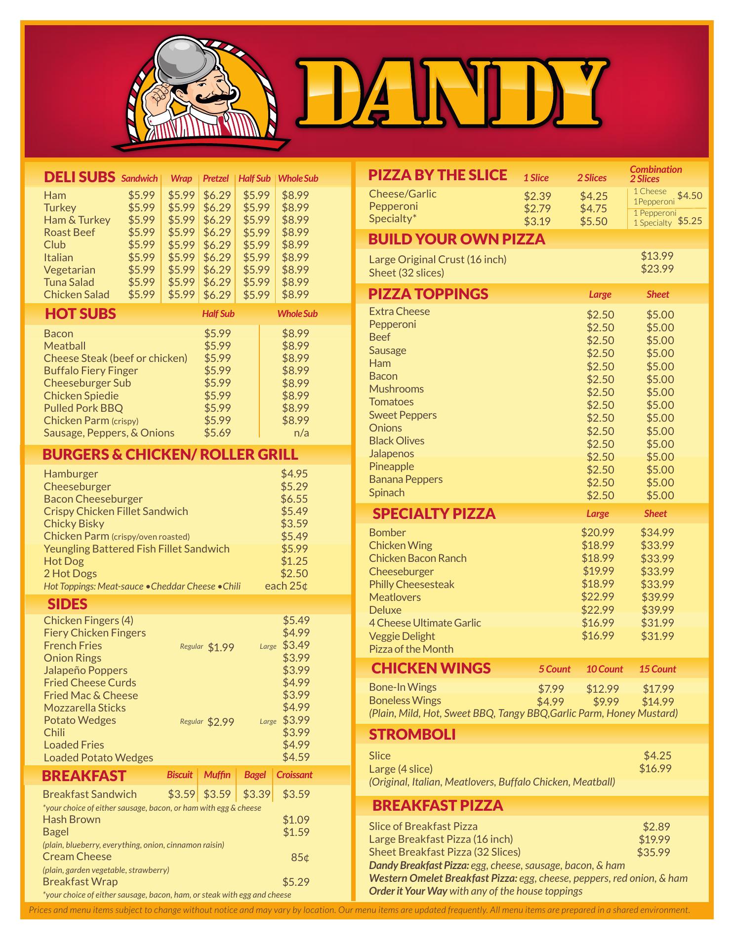 Cornell Dining Menu