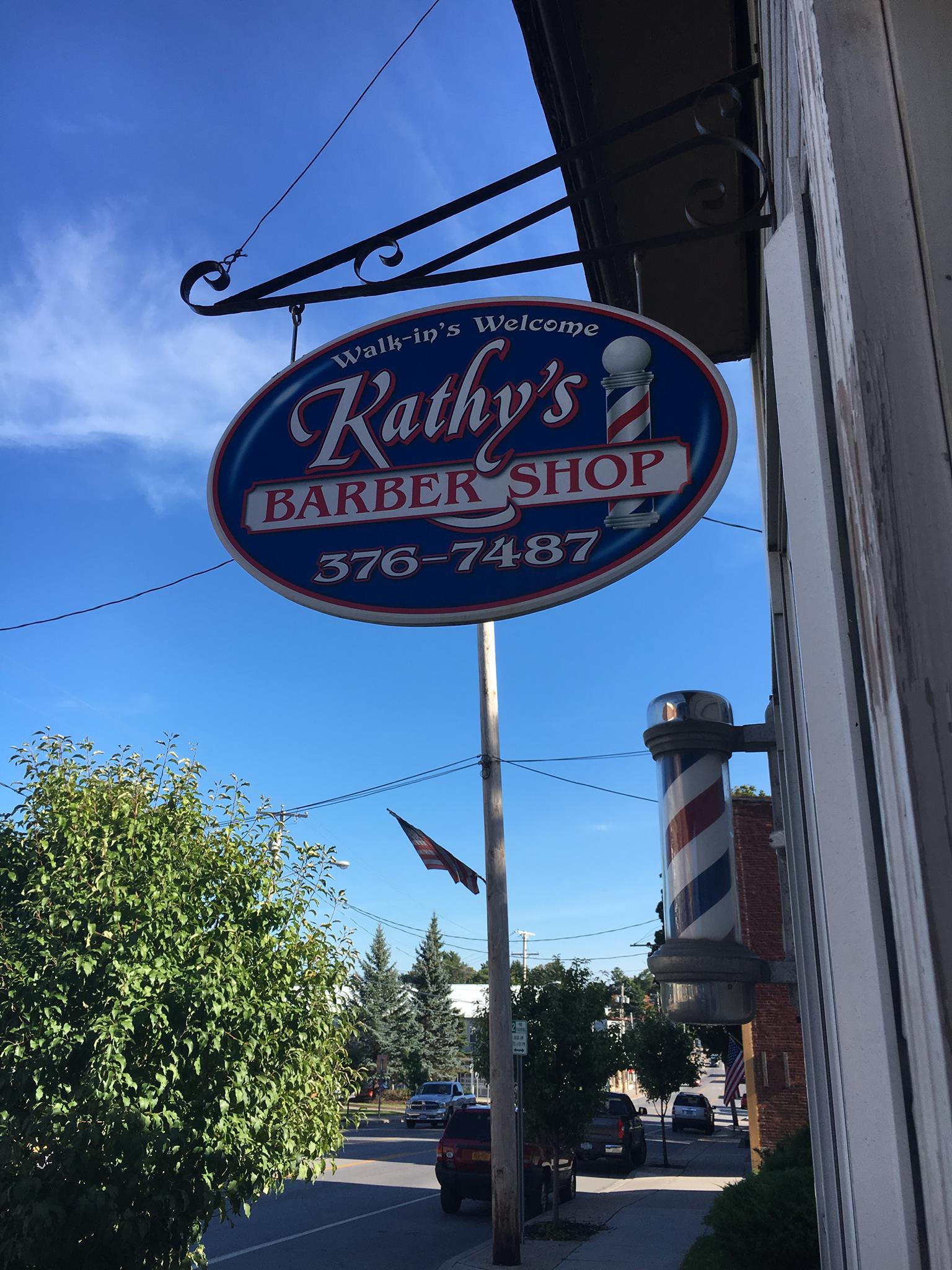 Kathy's Barber Shop 7547 S State St, Lowville New York 13367