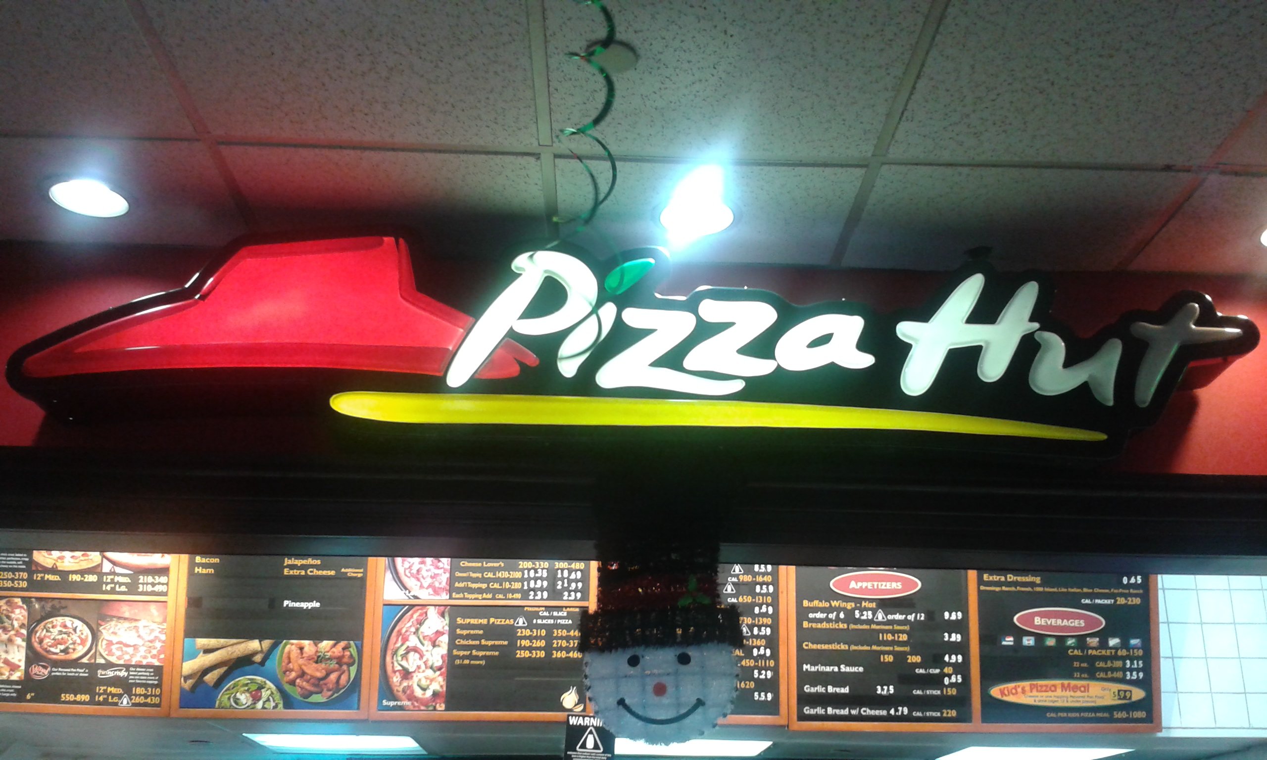 Pizza Hut Express Menu