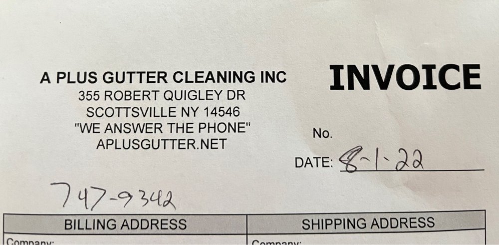 A Plus Gutter Cleaning 355 Robert Quigley Dr, Scottsville New York 14546