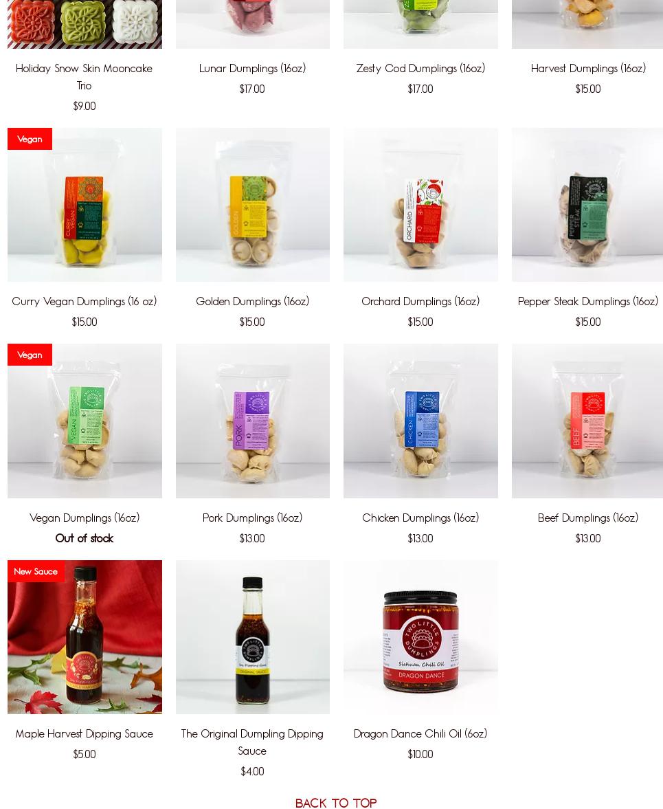 Two Little Dumplings Menu