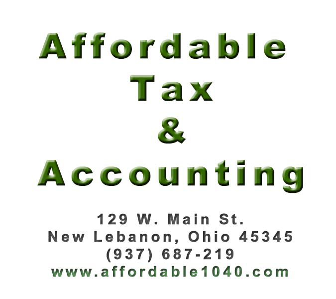 Affordable Tax & Accounting 129 W Main St C, New Lebanon Ohio 45345