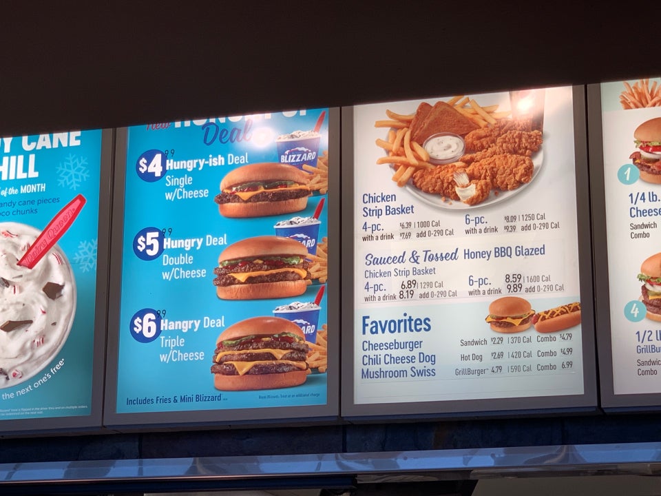 Dairy Queen Grill & Chill Menu