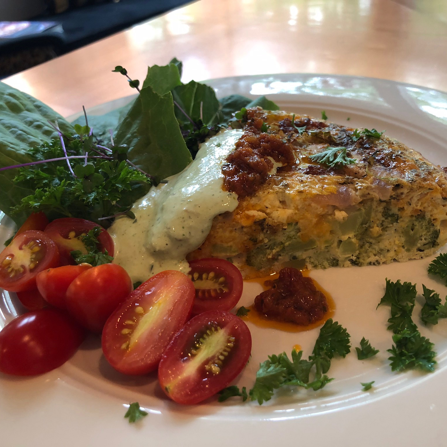 The Kitchen's Bounty Menu