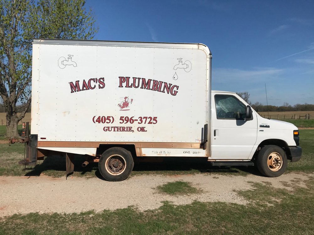 Mac's Plumbing 1008 N Wentz St, Guthrie Oklahoma 73044