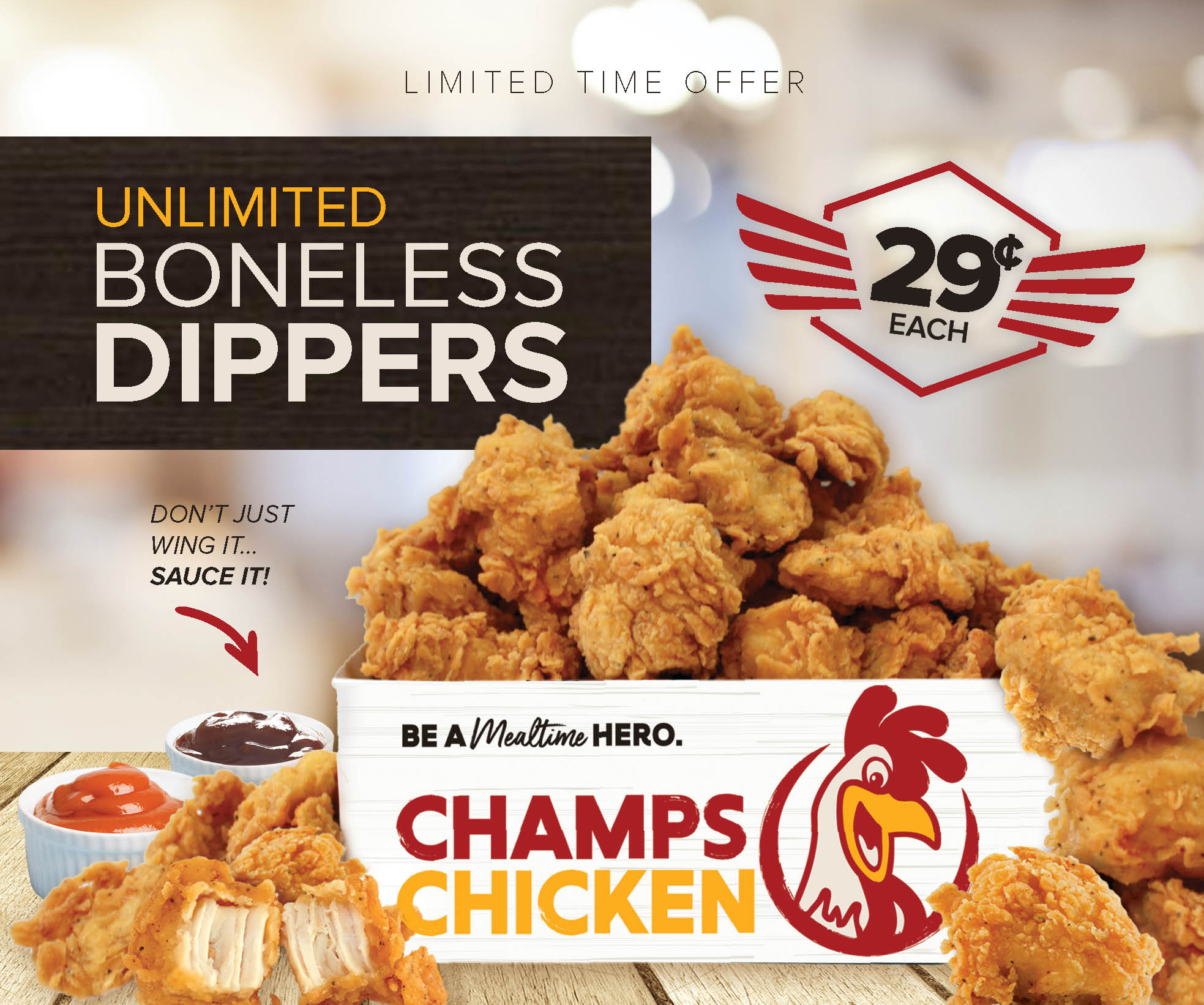 Champs Chicken Menu