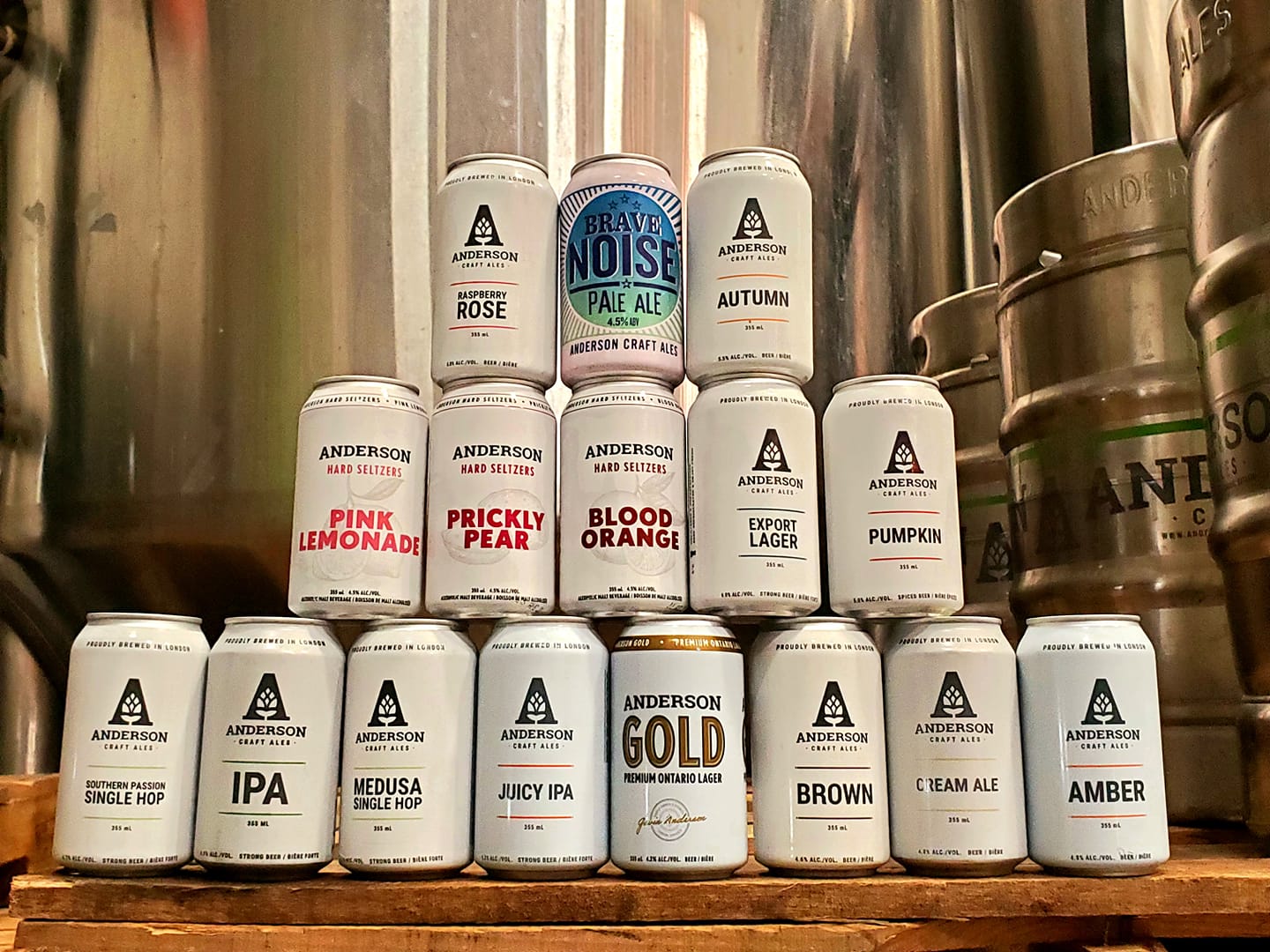 Anderson Craft Ales Menu