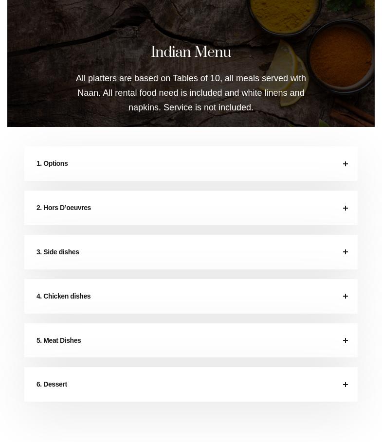 Feed Me Fine Foods Menu