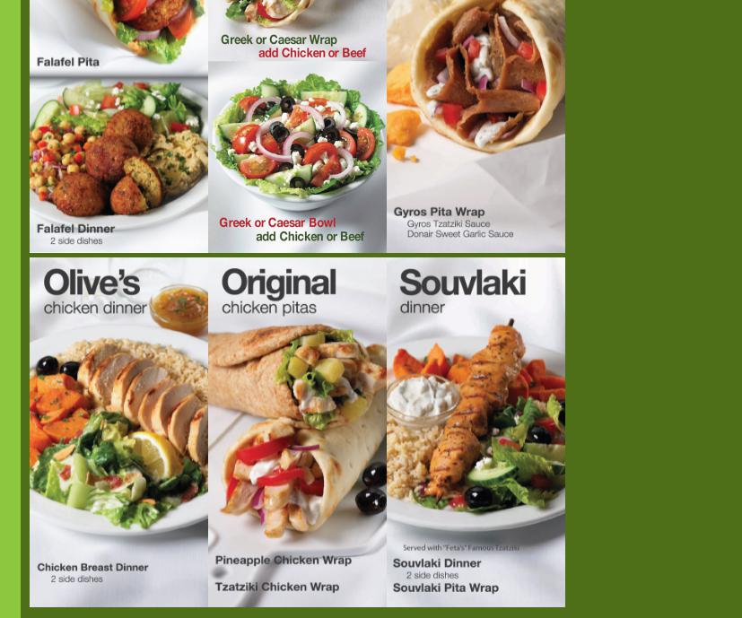 Feta & Olives Menu
