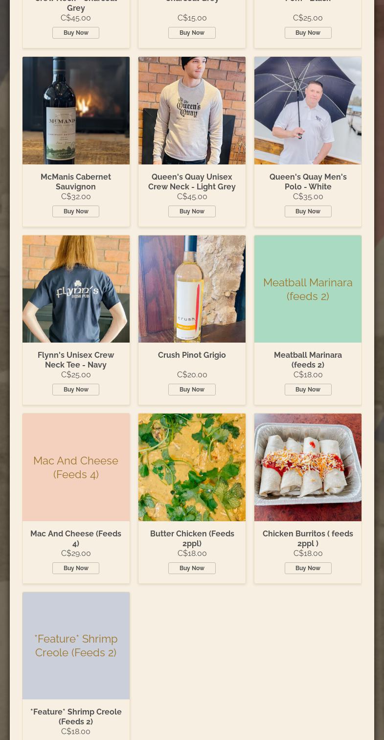 The Quarterdeck Restaurant Menu
