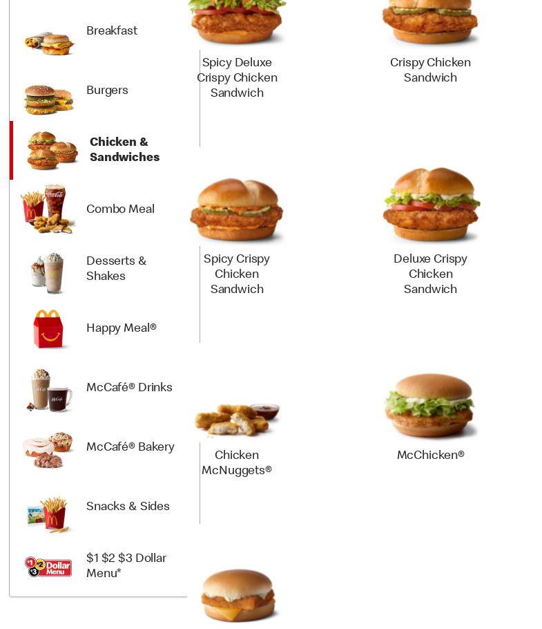 Beaulaurier Enterprises Menu