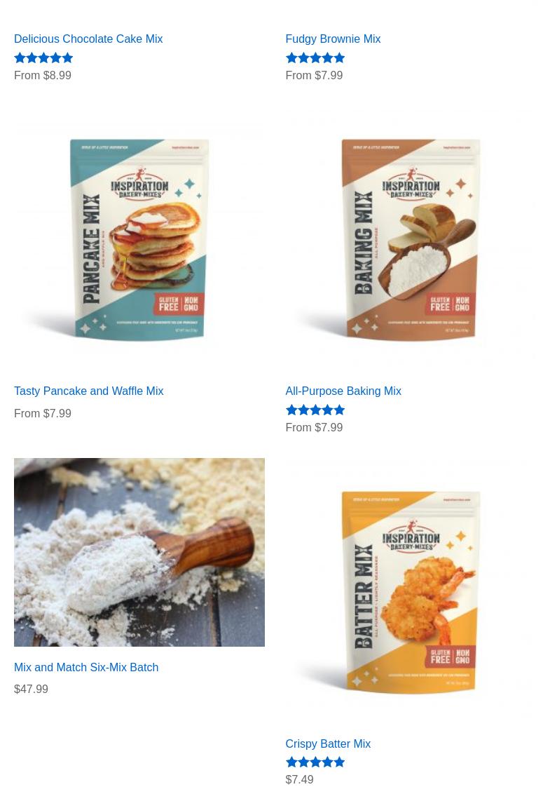 Inspiration Bakery and Mixes LLC Menu