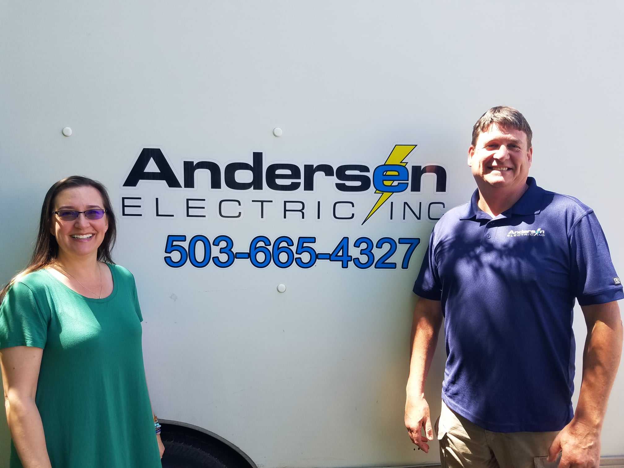 Andersen Electric Inc. 24023 NE Shea Ln #102, Wood Village Oregon 97060