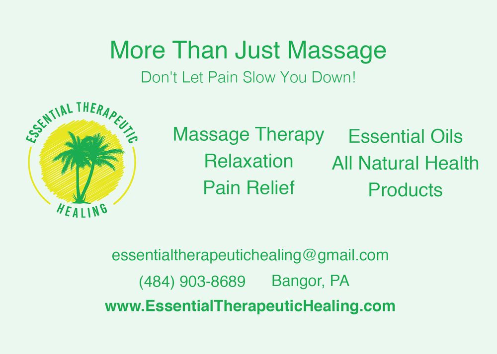 Essential Therapeutic Healing 11 N Main St, Bangor Pennsylvania 18013