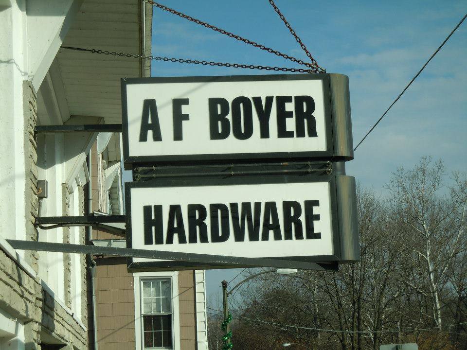 A F BOYER HARDWARE & GUNS Slatington PA Hours, Directions, Reviews