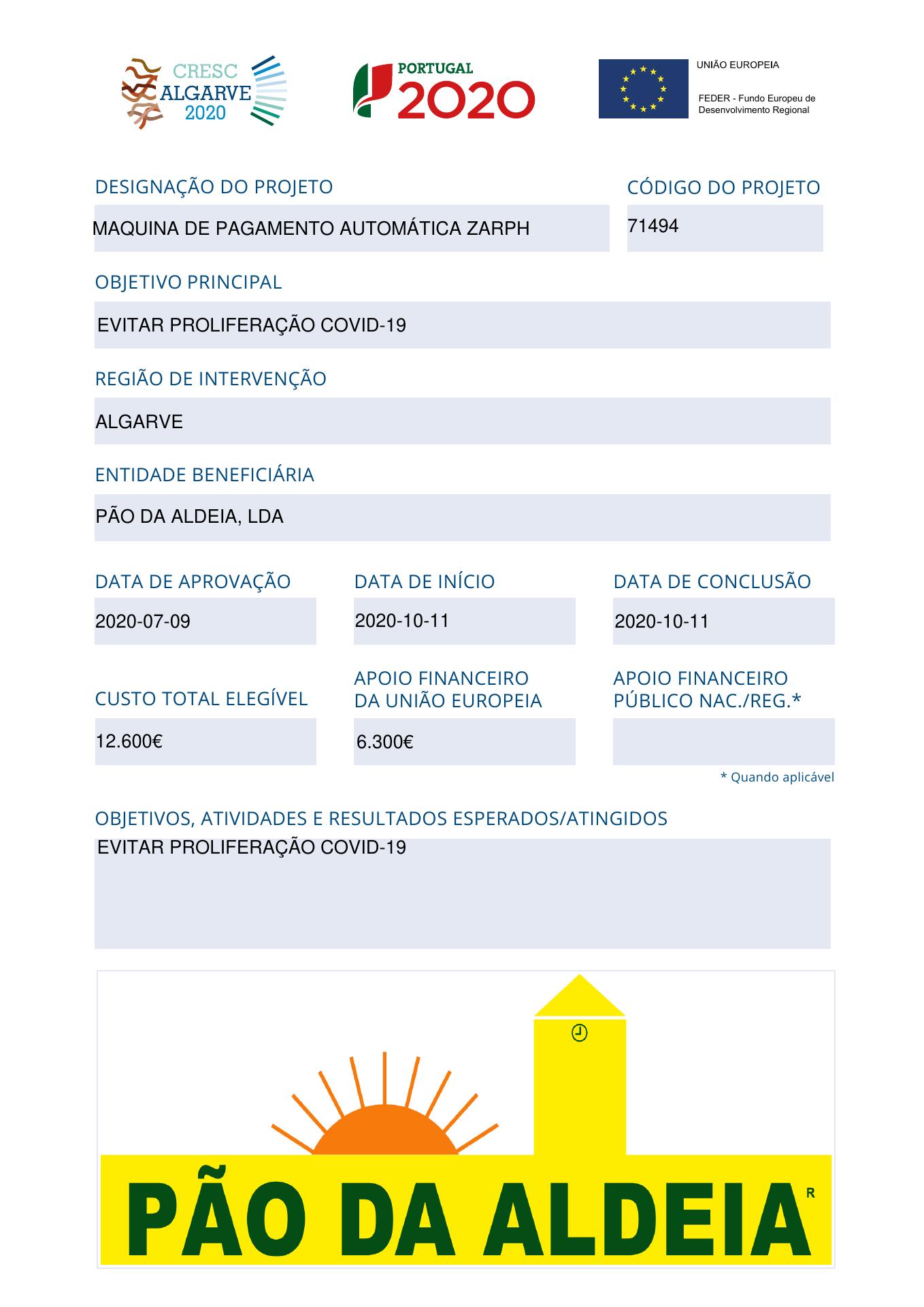 Pão da Aldeia (Pão Da Aldeia Lda) Menu