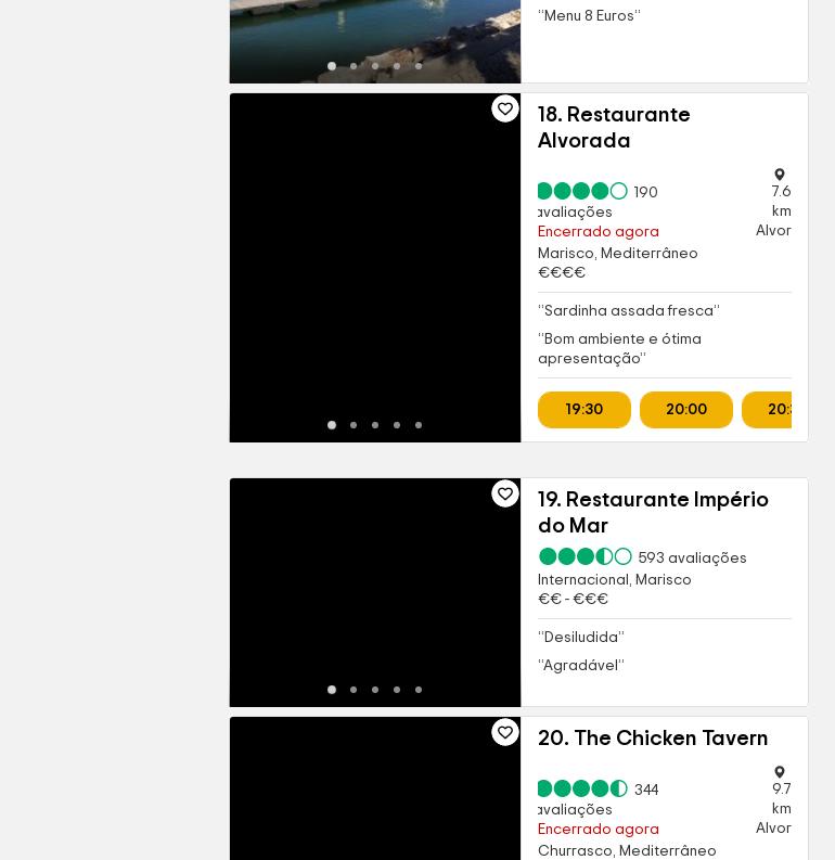 Restaurante Chefe Artur Menu