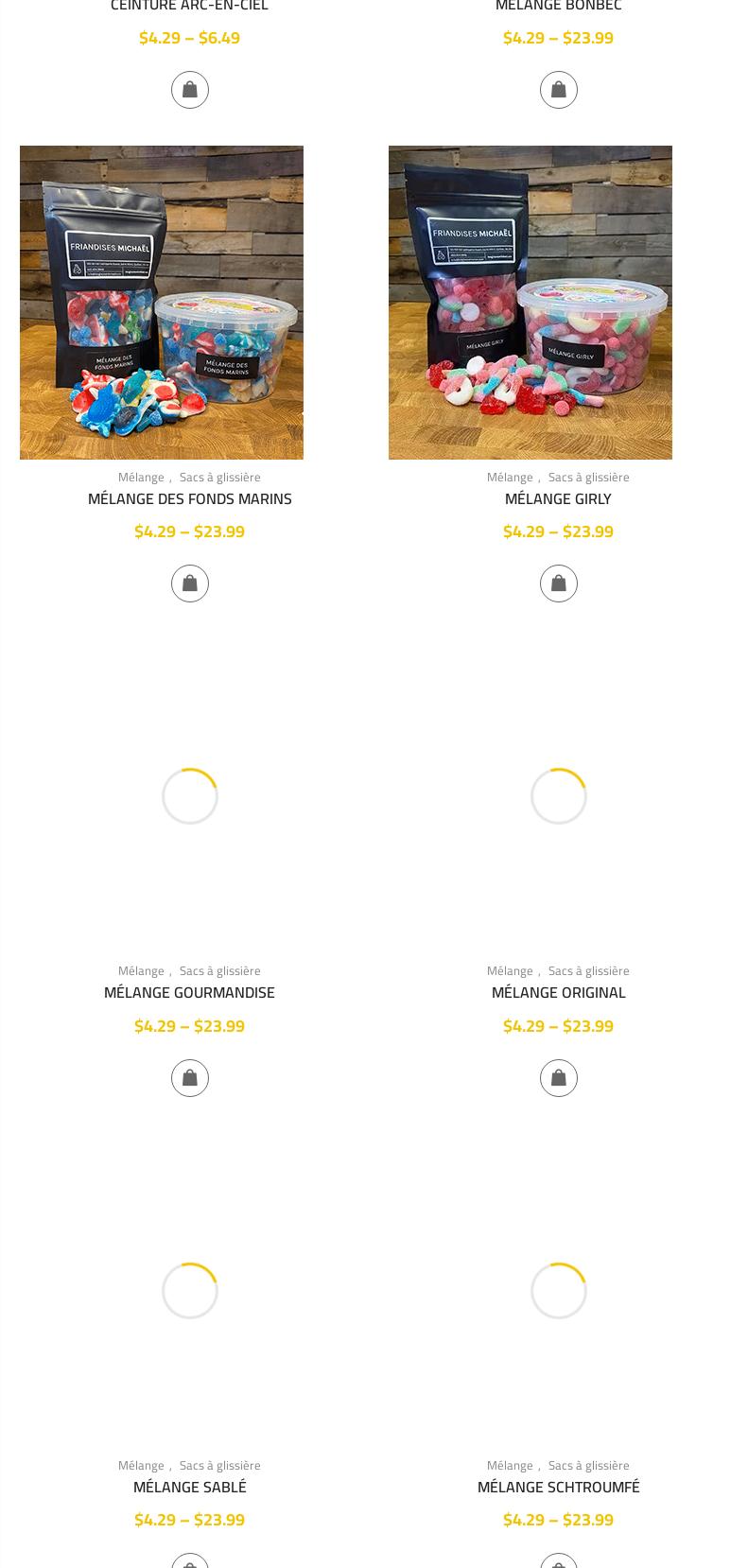 Michael Ice Cream Shop Menu