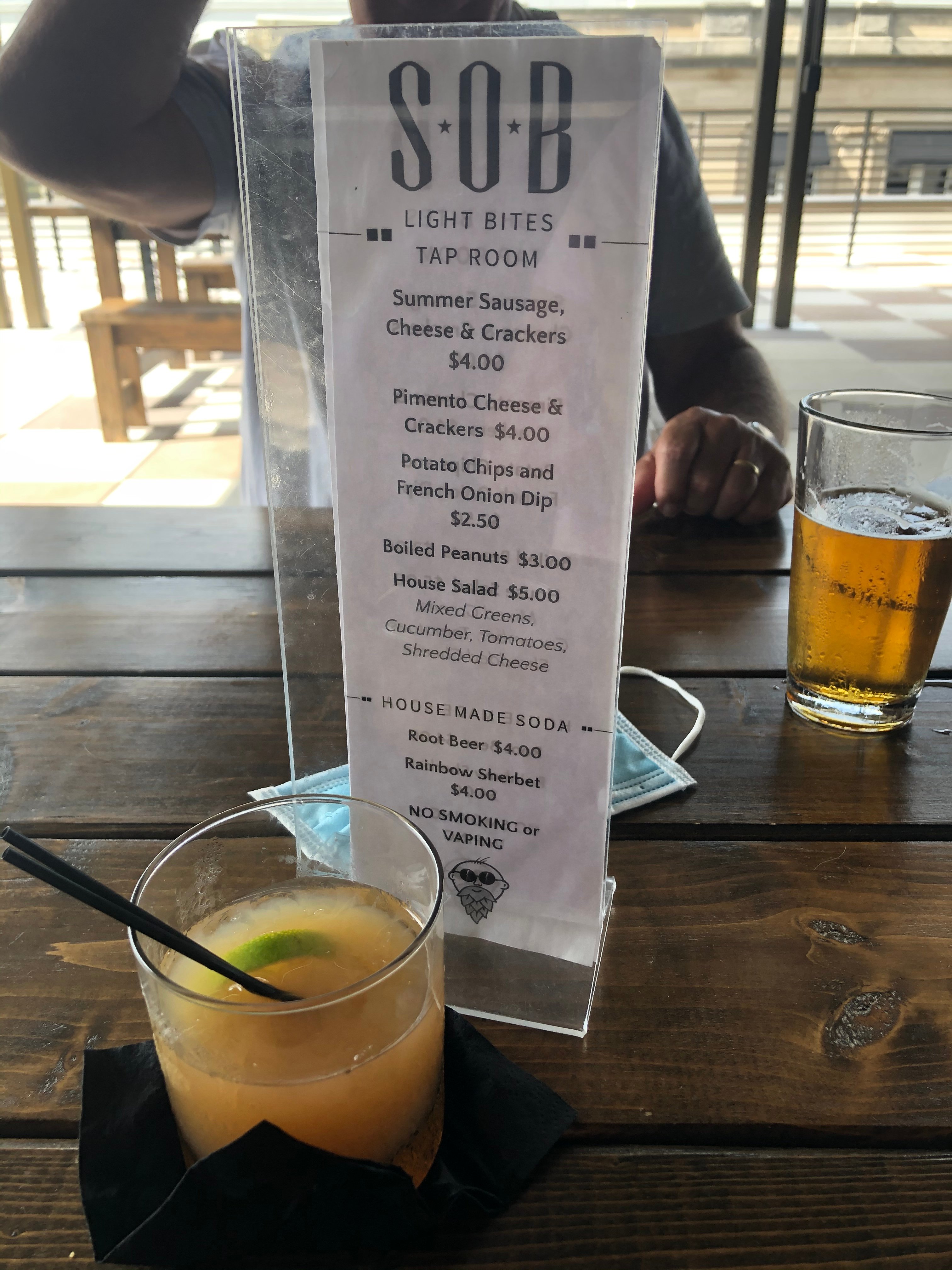 Sumter Original Brewery Menu