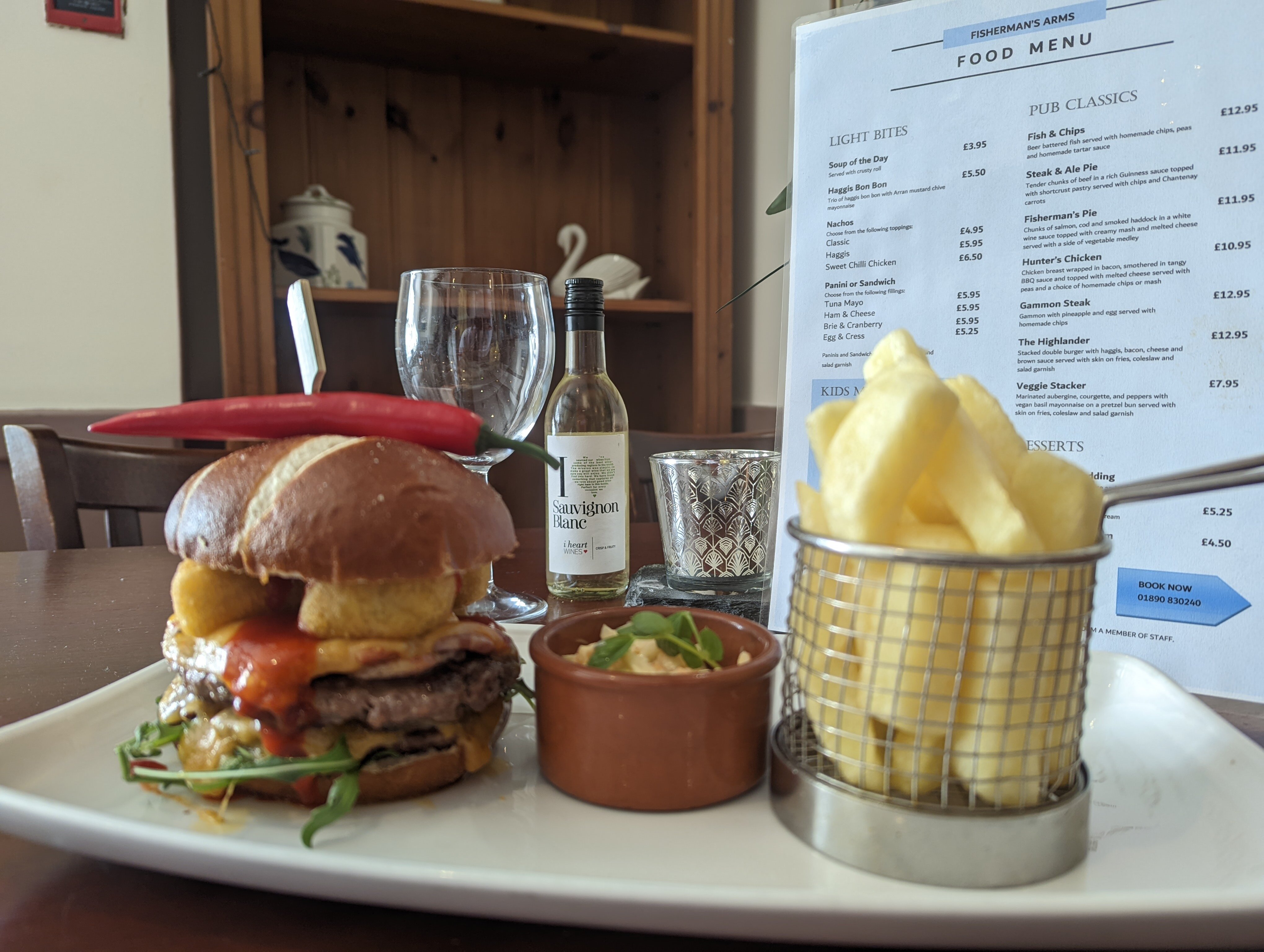 Fisherman's Arms Menu