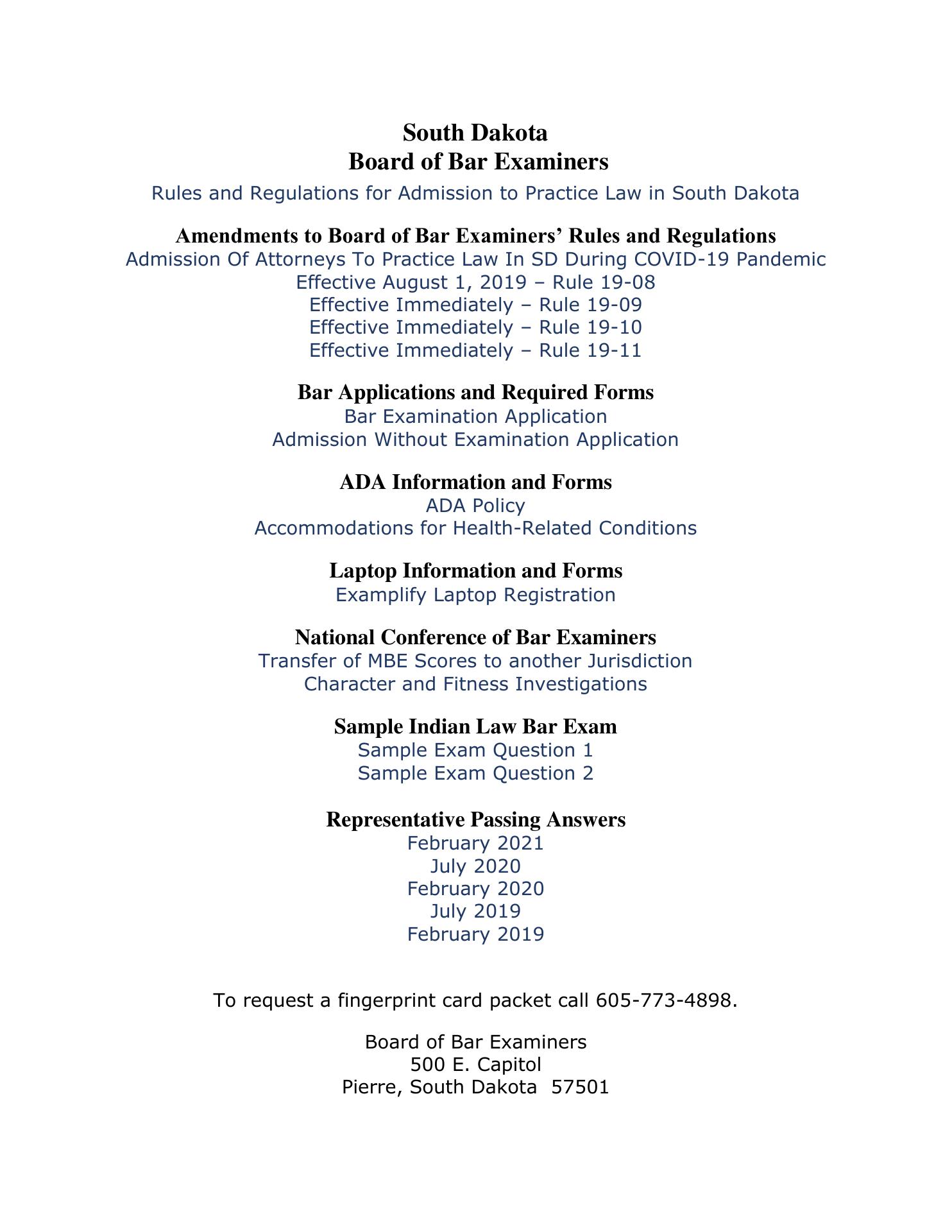 State Bar of South Dakota Menu