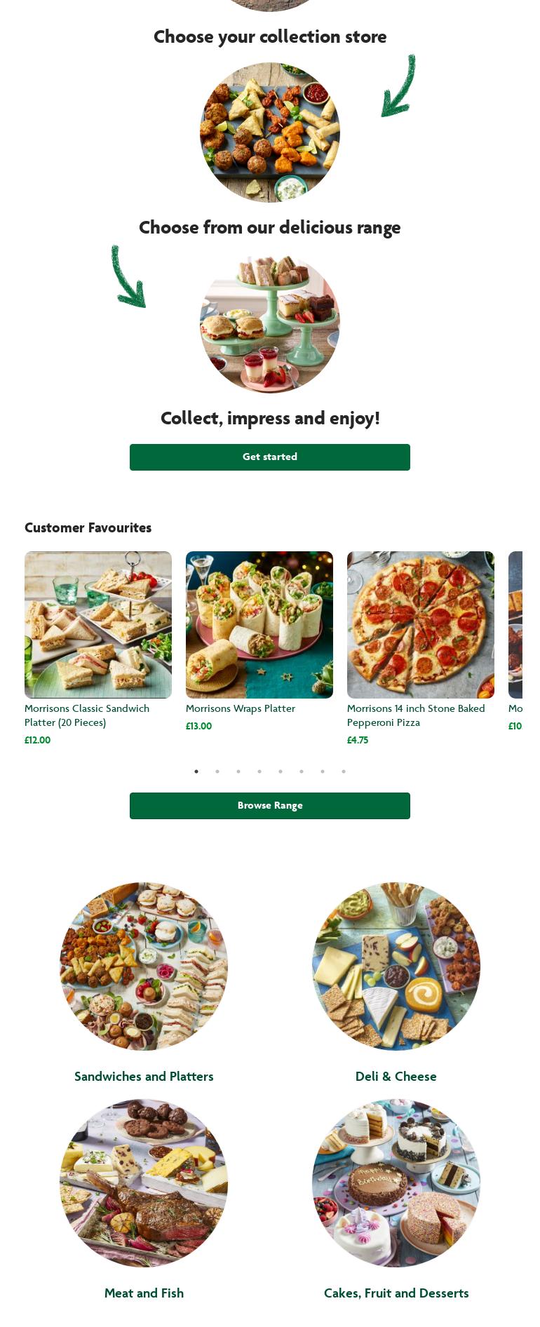 Morrisons Cafe Menu