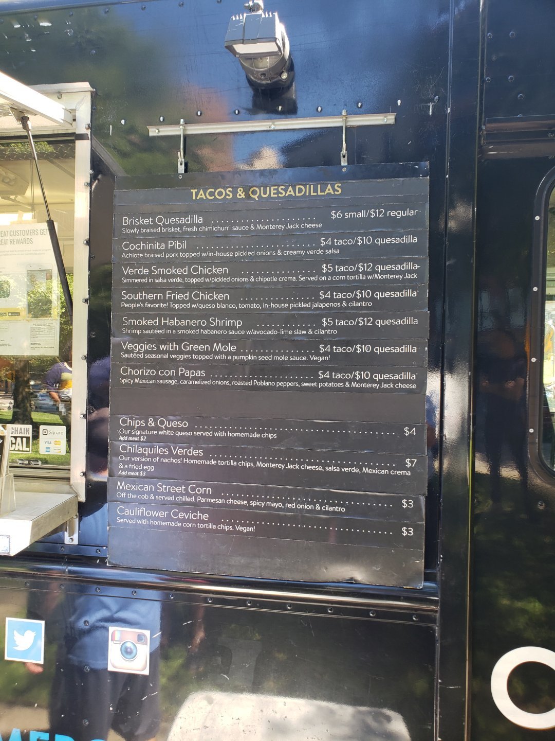 Angels mexican food Menu