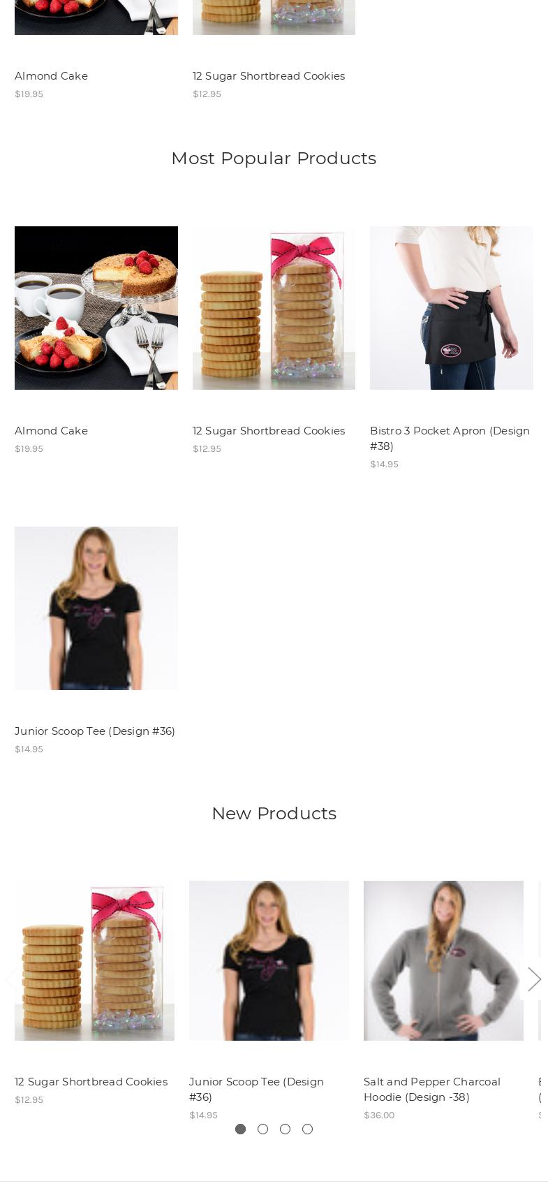 Too Pretty To Eat Menu