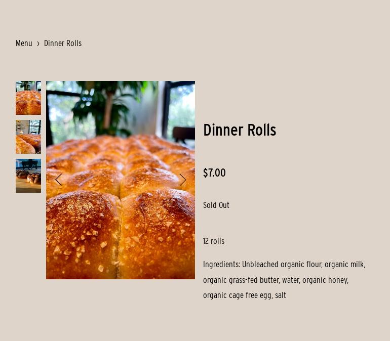 Jacob's Bread Co Menu