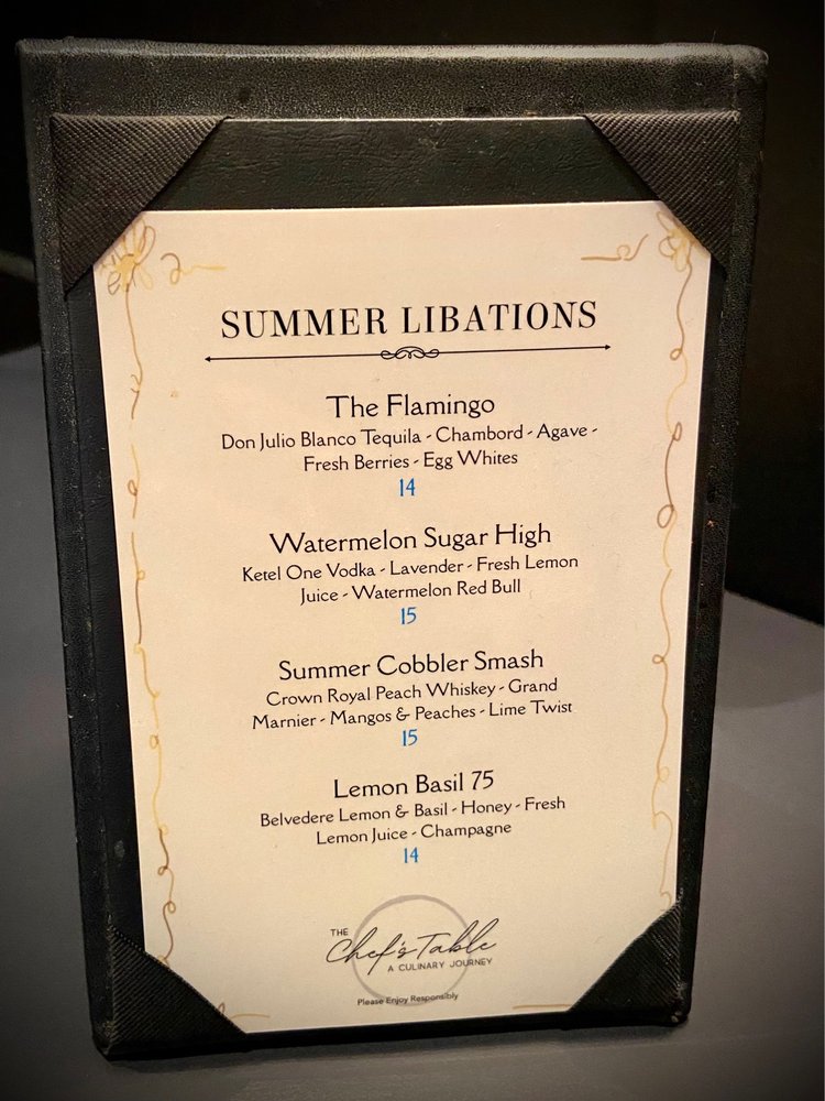 The Chef's Table, Houston Menu, Reviews (570), Photos (79) Restaurantji