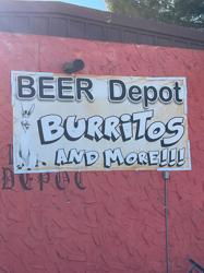 Beer Depot burritos and more